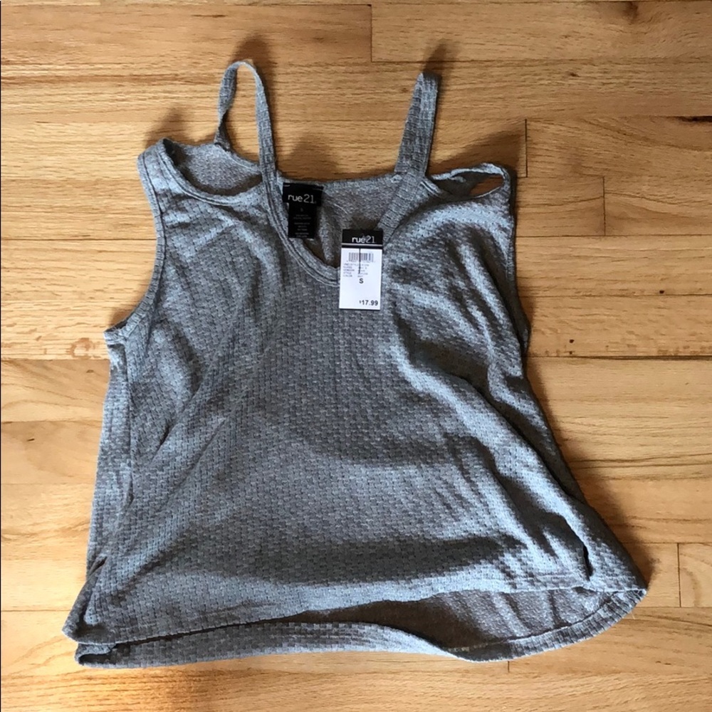 Grey rue 21 top